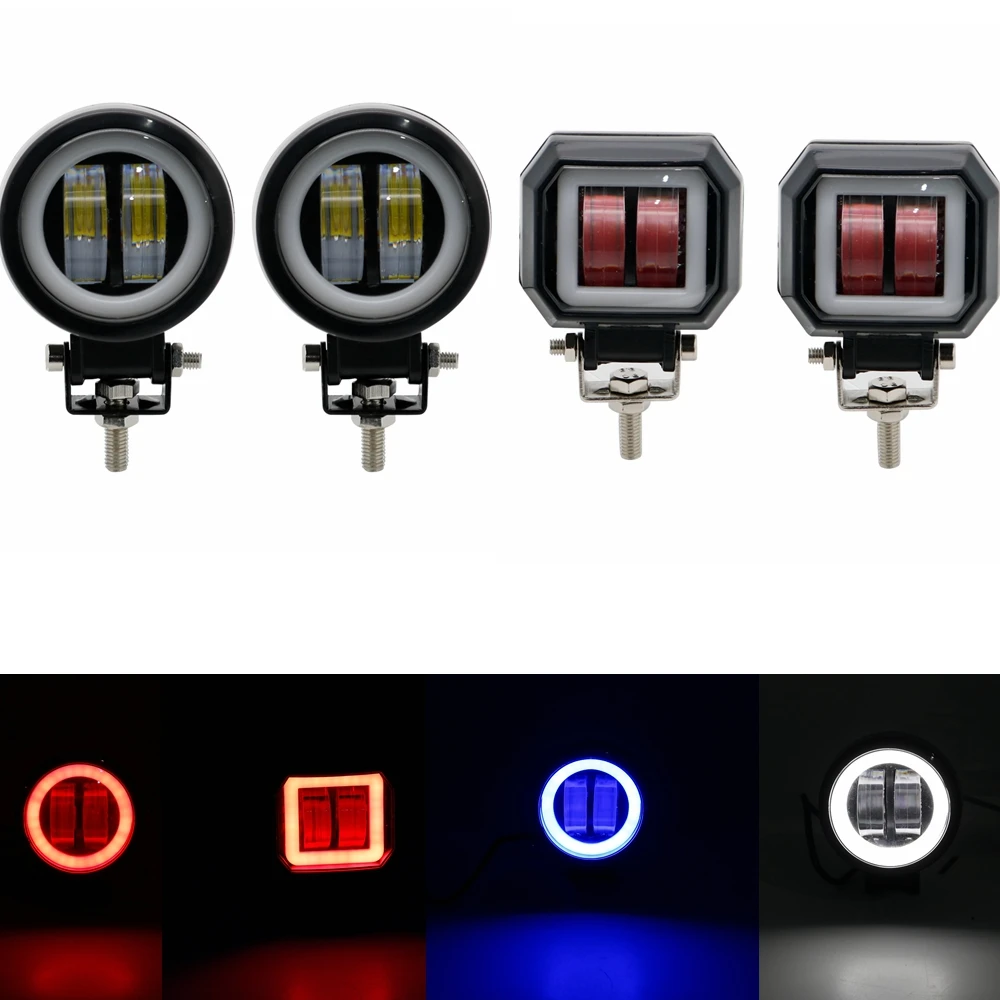 Противотуманные светодиодные фары для скутеров электрическая фара автомобиля