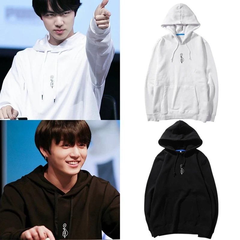 Kpop Bangtan/толстовки с капюшоном для мальчиков; свитер JungKook JIN; пуловер; Осенняя толстовка с капюшоном; толстовки с длинными рукавами
