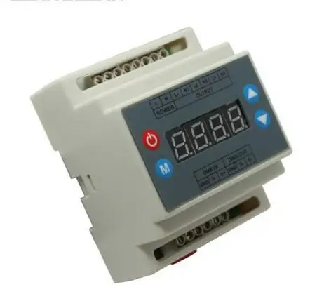 

Контроллер яркости DMX302 DMX triac, для светодиодных лент, 3 канала x1A/CH