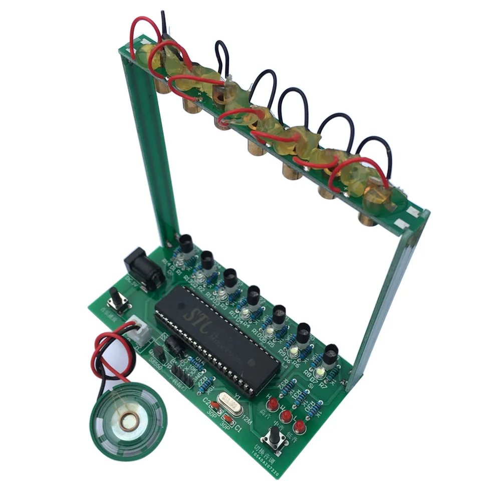 CNIKESIN DIY наборы 51 SCM Лазерная арфа электронный орган фортепиано Музыкальная