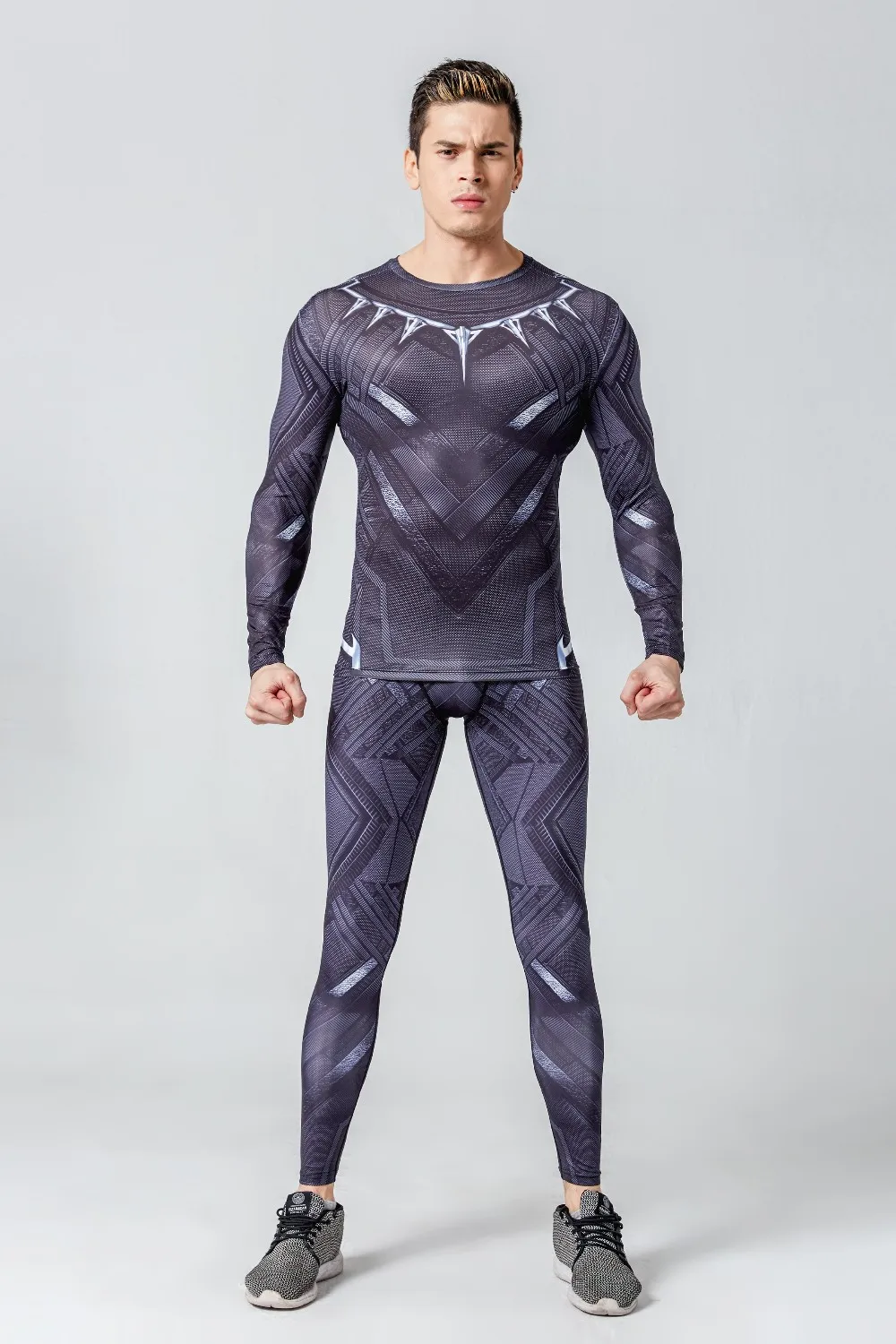 Реглан рукав Человек-паук 3D печатные футболки мужские компрессионные рубашки новые Кроссфит топы для мужчин фитнес бодибилдинг одежда