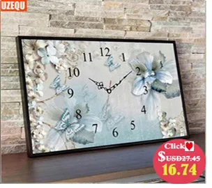 UzeQu 5D DIY Алмазная картина вышивка крестиком пейзаж Париж Роза красный зонт Алмазная вышивка полная квадратная мозаика узор ремесла