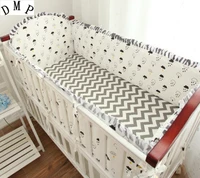 5pcs cartoon free shipping baby bedding set crib netting newborn baby products toddler bed 4bumpersheet