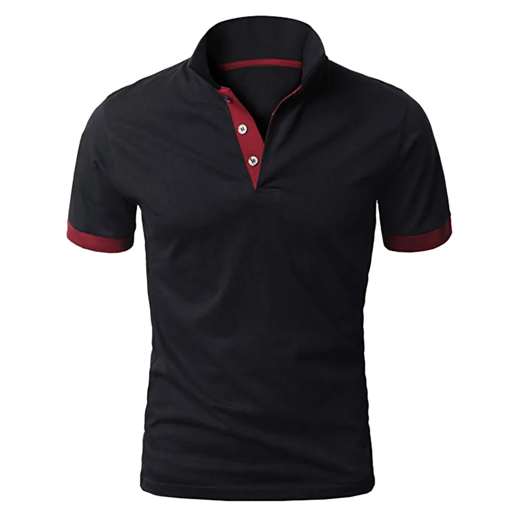 Мужская футболка поло с коротким рукавом camisa летняя новинка 2019 модные летние