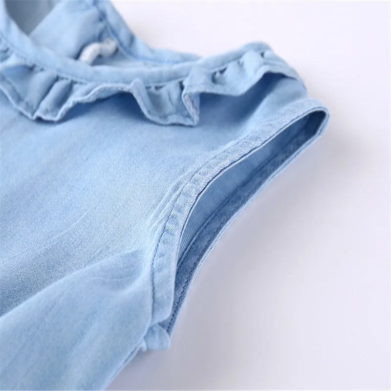 Toddler girls dresses summer sleeveless baby clothes with applique birds new 2018 children's for kids wear | Детская одежда и
