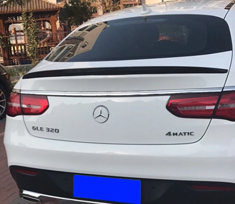 Для Mercedes gle купе спойлер Benz gle класса углеродного волокна задний багажник спойлер W166 GLE63 AMG GLE 300 400 спойлер