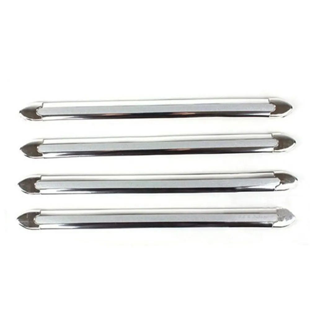 

Vehemo 4pcs Auto Bumper Strip Bumper Strip Vehicle Bumper Protector Strip Practical Durable Car Accessories