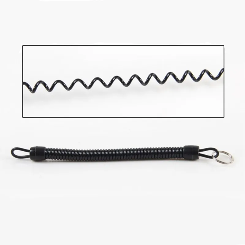 

Retention Rope 1pcs Elastic Fishing Rods Carbon Telescopic Fishing Rope Coiled Secure Lock Fishing Tools Accessories pesca