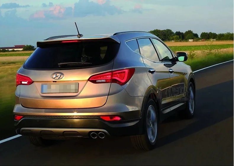 12 V 6000 k светодиодный задний фонарь для hyundai сантафе ix45 2013- фонарь автоматический сигнальная лампочка светодиодный свет