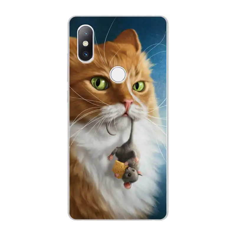 Case For Xiaomi Mi Mix 2S 2 S 5.99&quot Cover Printing Drawing Patterned Mix2S Phone Protector Back Fundas | Мобильные телефоны и