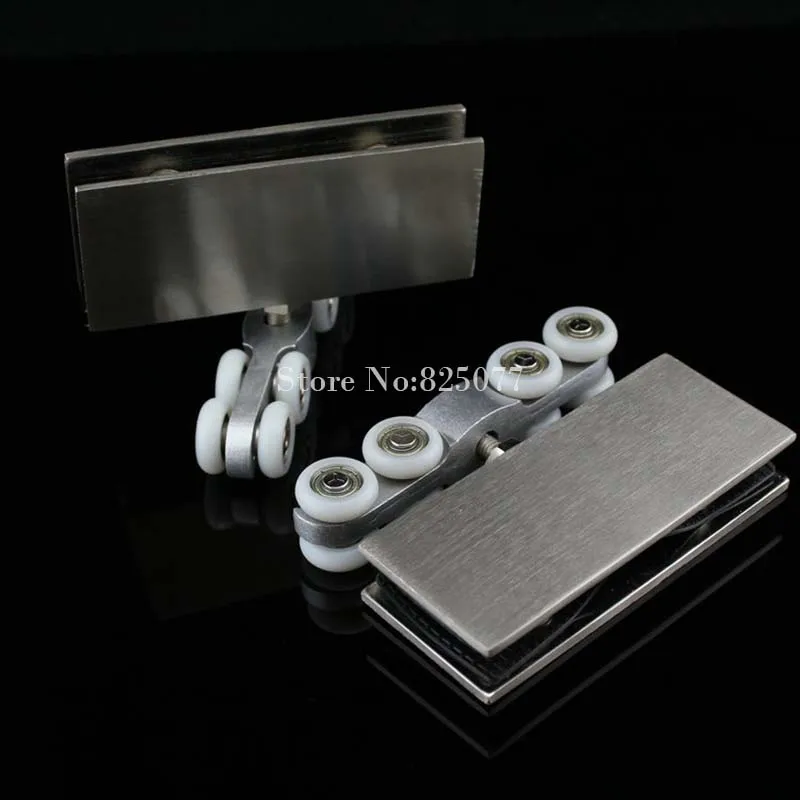 1 Набор раздвижных стеклянных дверных шкивов подвесные колеса для дверей ролики