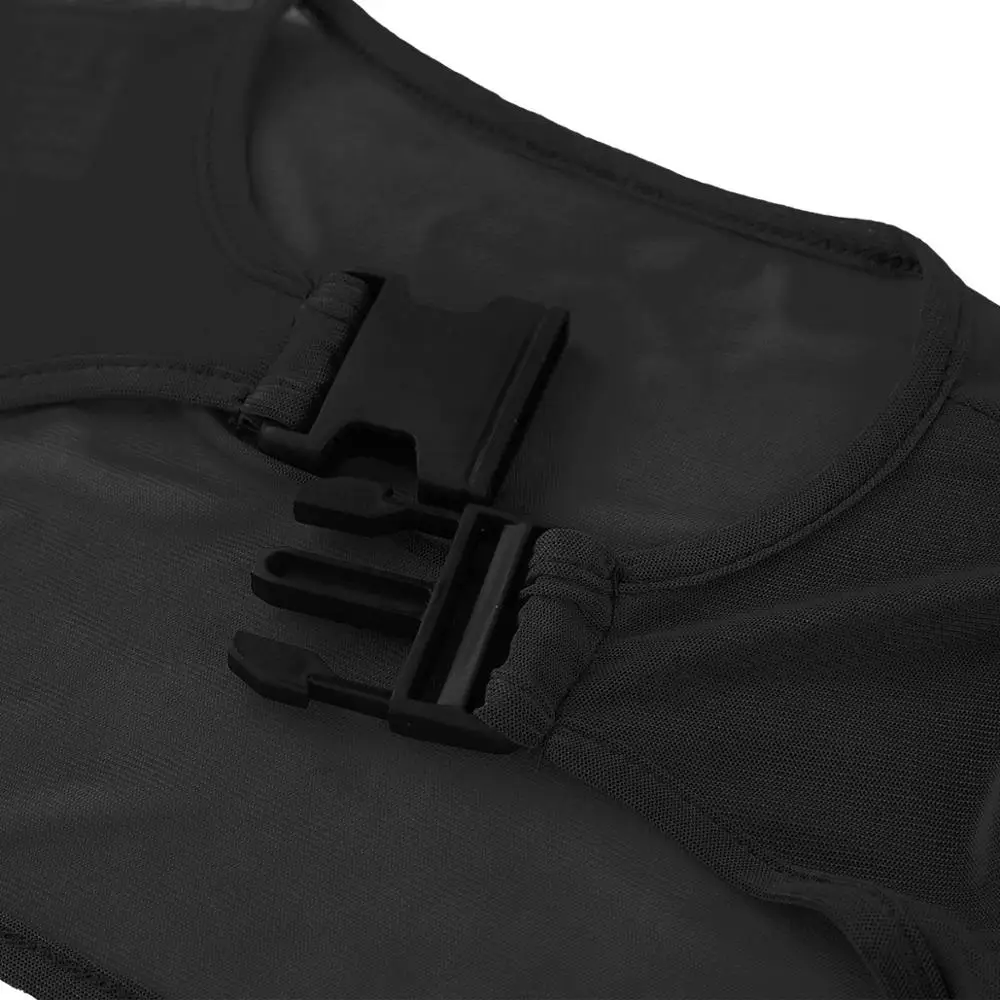 Женский жилет с лямкой через шею для взрослых сетчатый прозрачный поддельный топ