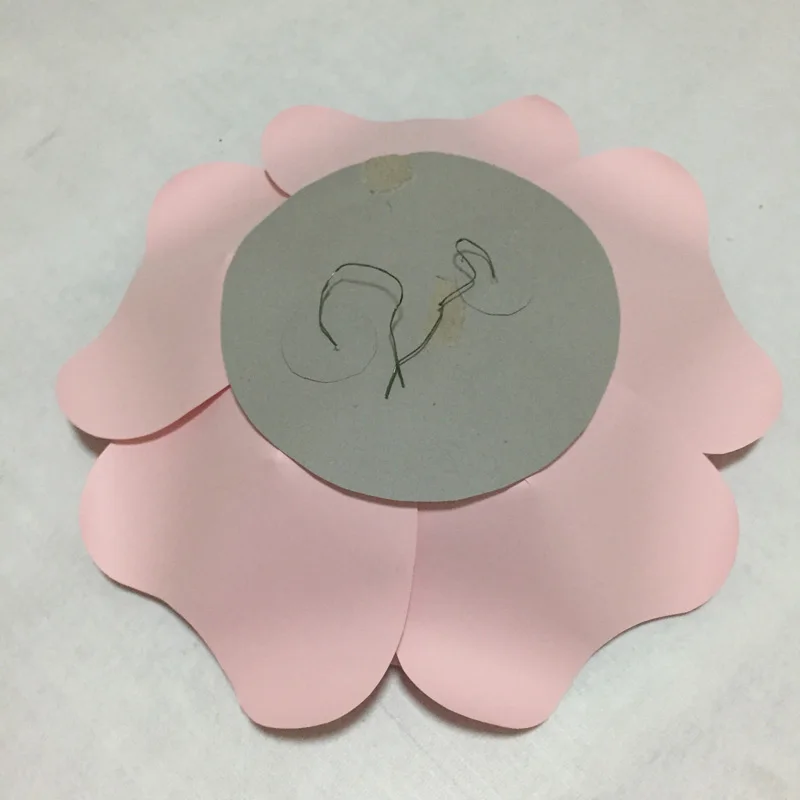 6 шт. детские розовые гигантские бумажные цветы для девочек вечеринки свадьбы