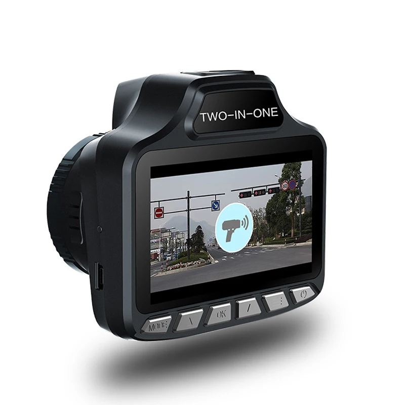Russia 2 in 1 Anti Radar detector Car DVR G-sensor Loop recording Full bands dash cam free shipping | Автомобили и мотоциклы