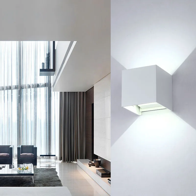 

modern brief led scone wall light for bedroom Anti-fog waterproof iron bathroom wall lamp indoor outdoor aisle wall lamps ip65