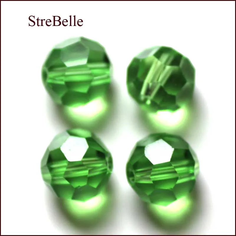 Factory Direct Wholesale 100pcs/Bag AAA2 32Fa Round Crystal Glass Bead 10MM Loose Beads AAA Grade for Jewelry Making 30 Colors | Украшения