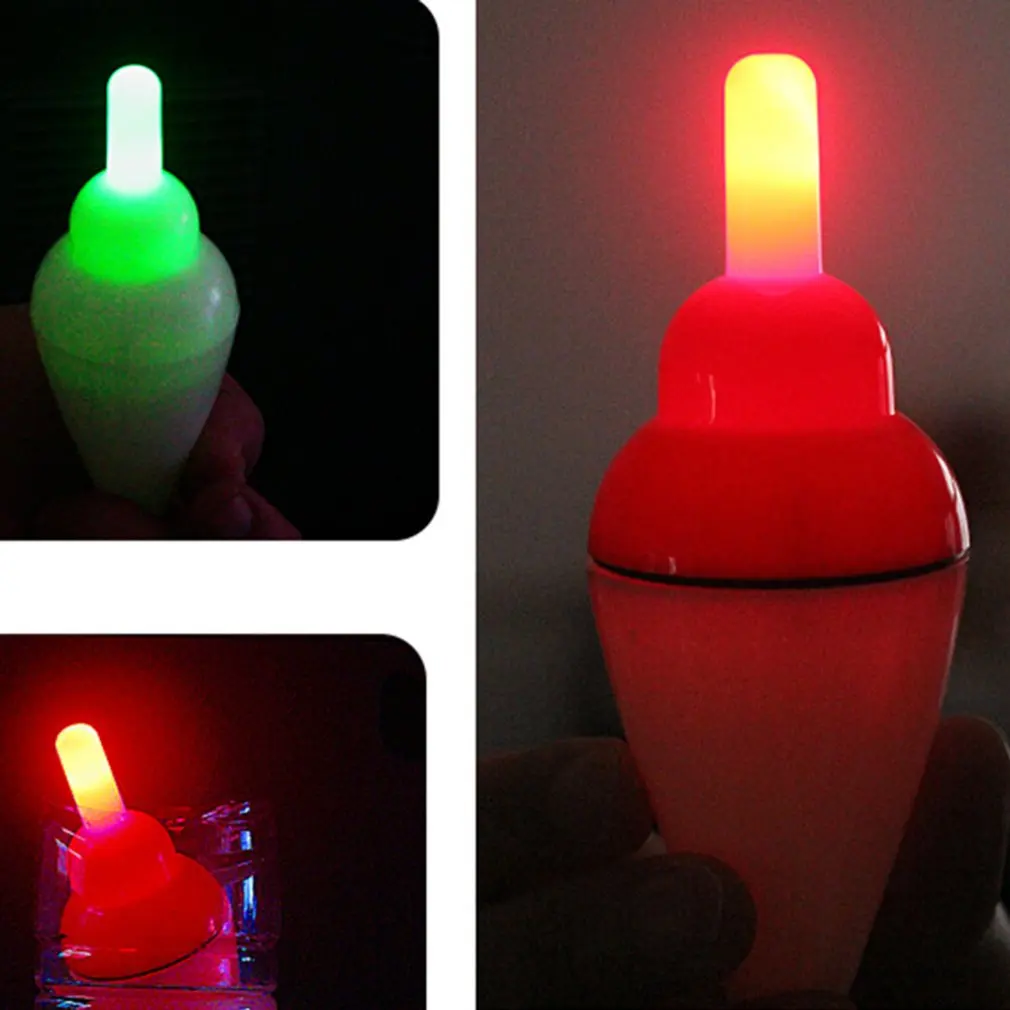 Smart Fishing Float Bite Alarm LED Light Turn ON Automatical Night Electronic intelligent Buoy Strike Alert