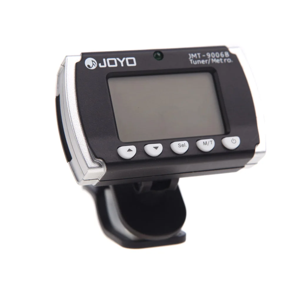 Гитарный тюнер JOYO JMT 9006B электронный метроном с клипсой подсветкой для