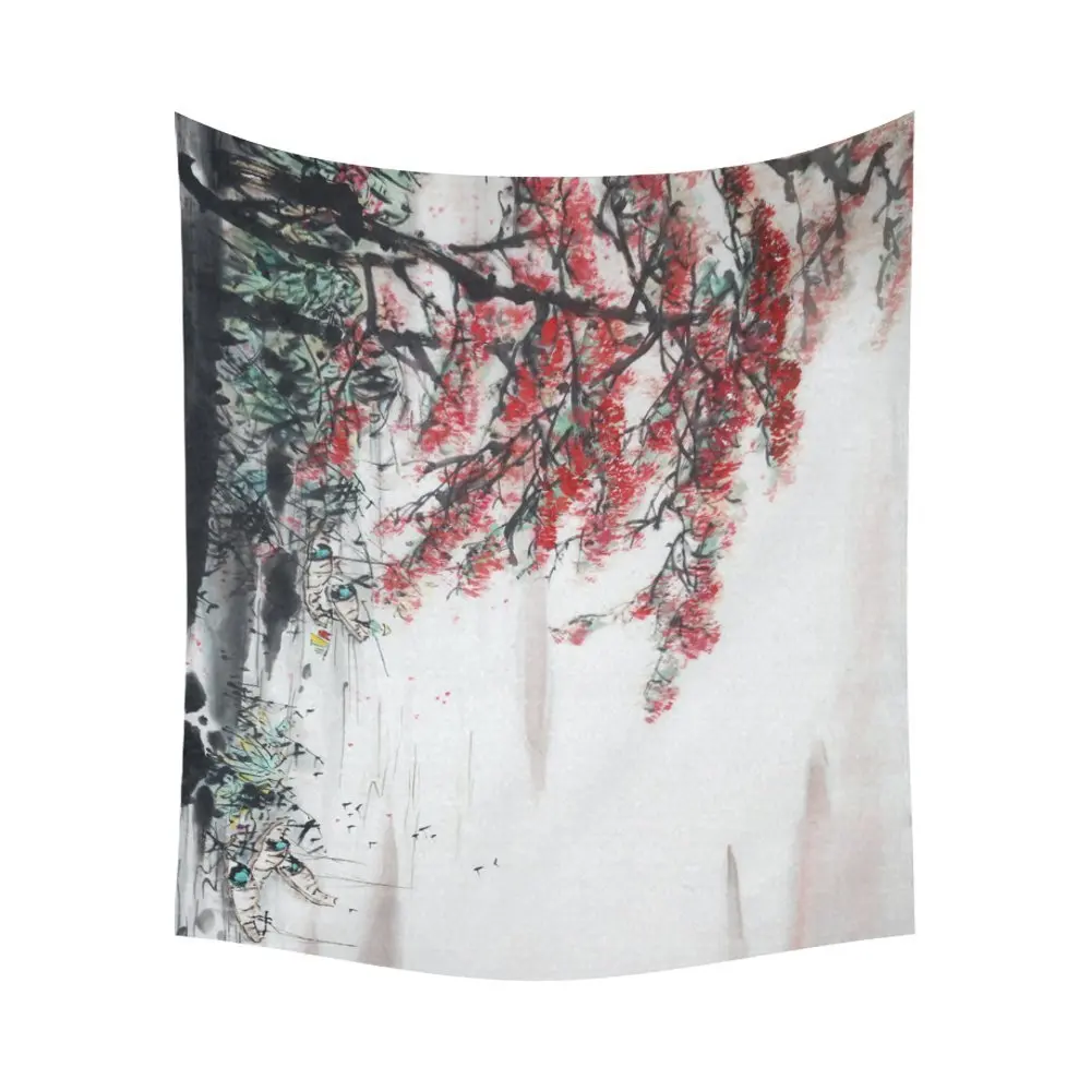 Предметы декора для дома из азиатской культуры гобелены в традиционном