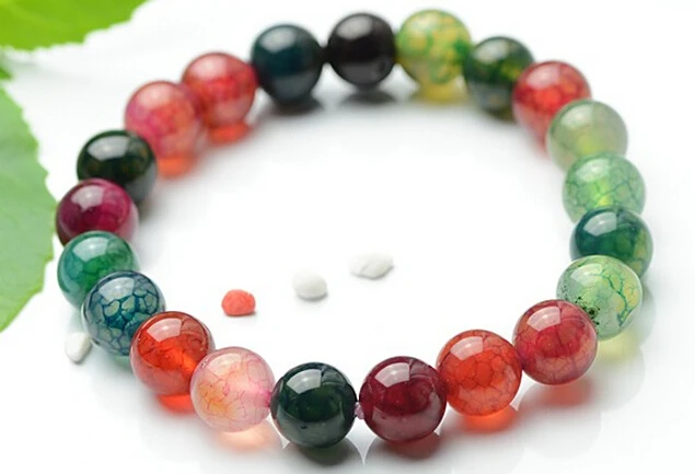 Браслет + 408 натуральный цвет турмалин Дракон влюбленный транспортный браслет