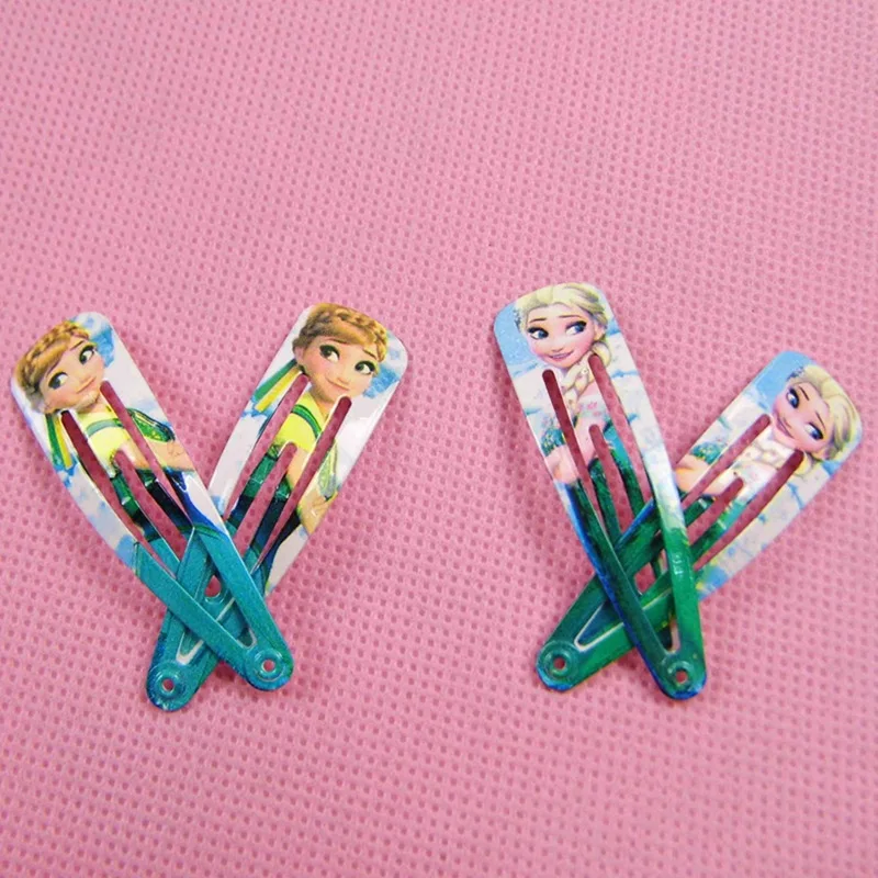 6 шт./лот disney с рисунком Эльзы из мультфильма заколка для волос Детская мультфильма «Холодное сердце косметический голова куклы резинка для волос Платье на день рождения подарок аксессуары