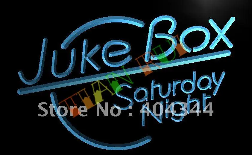 

LB328- Juke Box Saturday Night Bar Pub LED Neon Light Sign