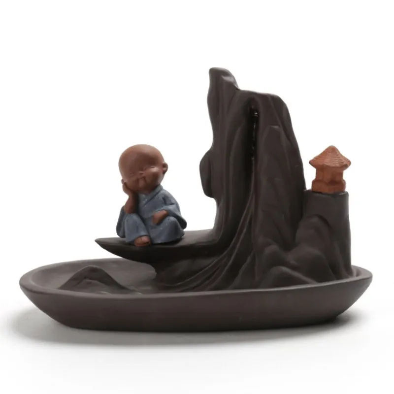 Курильница для благовоний Backflow Креативные украшения керамическая Гора вода