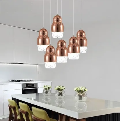 

Simple Fashion Acrylic Droplight Modern LED Pendant Light Fixtures For Dining Room Creative Hanging Lamp Indoor Lighting