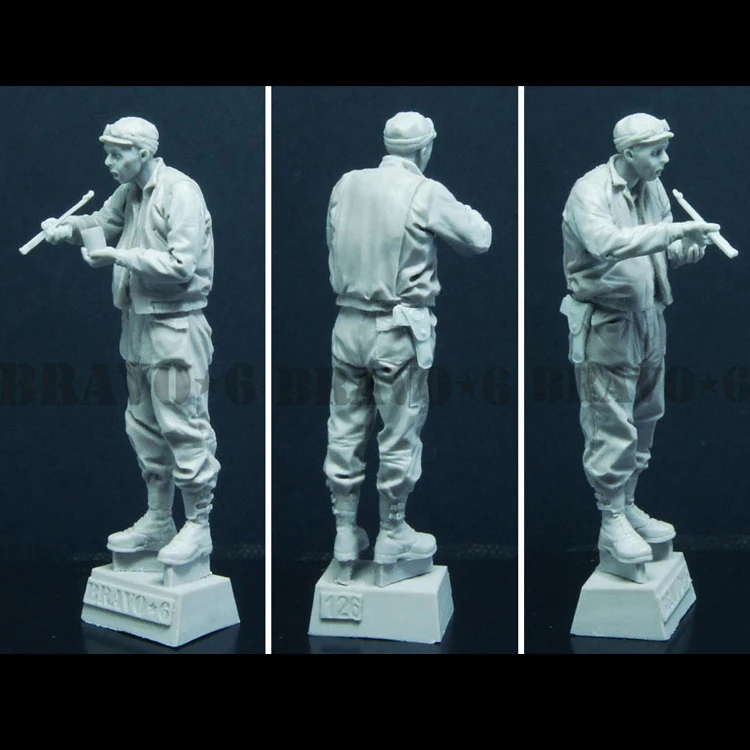 1/35 масштаб неокрашенные Смолы Рисунок утренний спам Коллекция фигурка | Игрушки