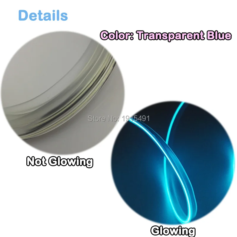 Проволочная светящаяся трубка 2 3 мм портативная неоновая Светодиодная лента для