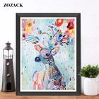 Вышивка крестиком 11CT Dmc, Набор для вышивки сделай сам, с принтом в виде цветных оленей и лося