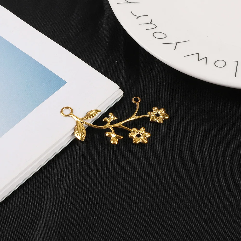 10 шт. позолоченные/Родиевые железные поделки тон цветок филигранные оболочки