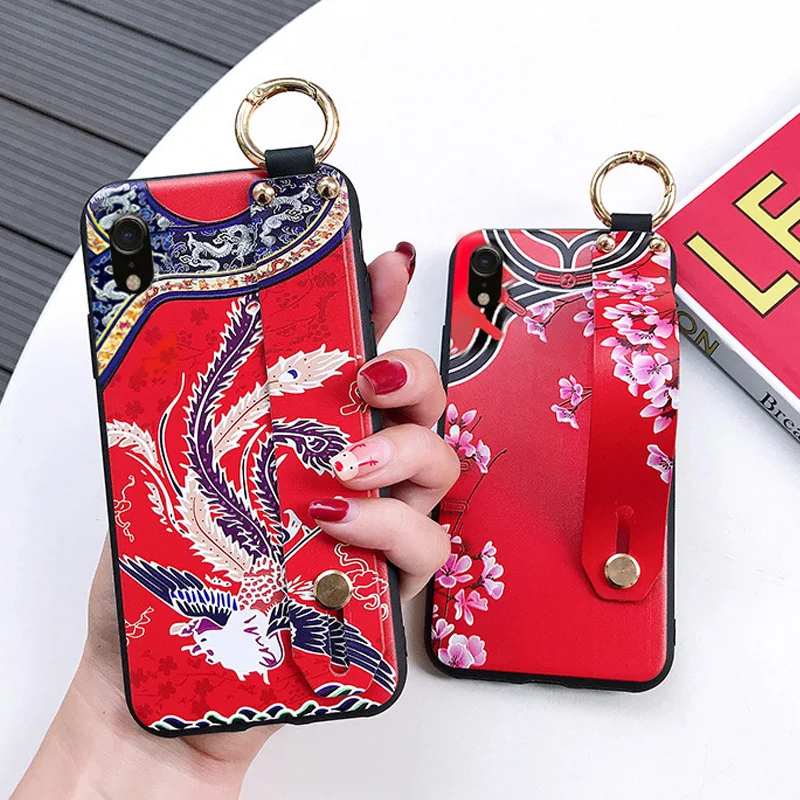 Чехол для Xiaomi mi 8 mi A2 Lite A1 Red mi 6 Pro Note 5 Pro задняя крышка+ браслет для Red mi 5 Plus S2