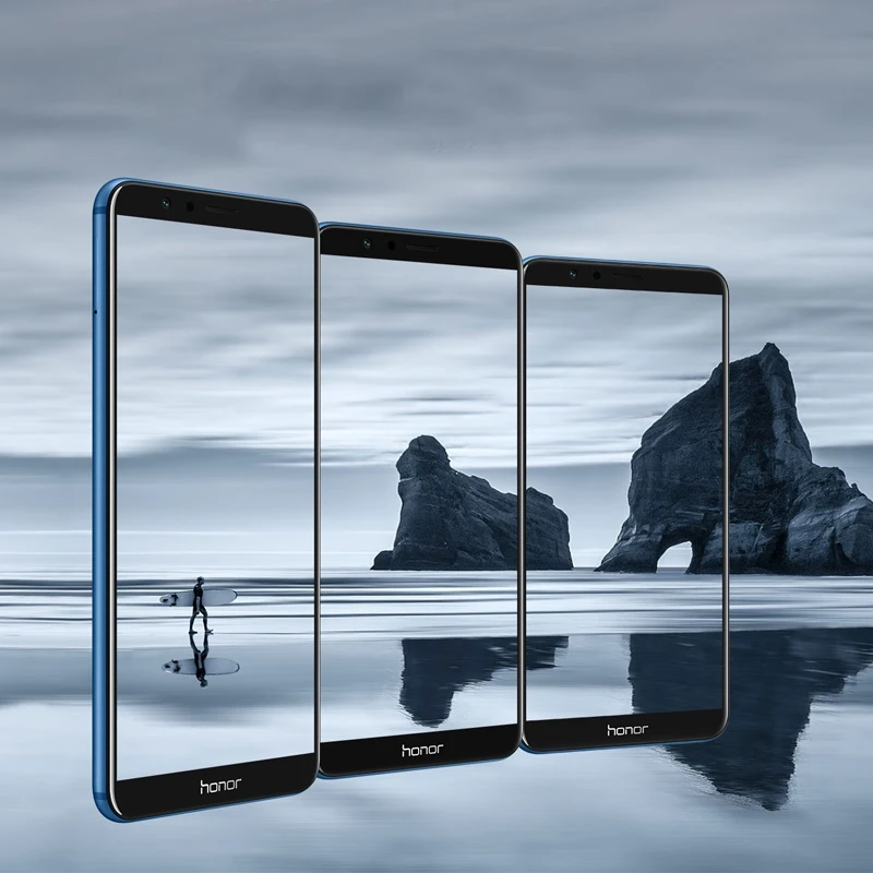 Мобильный телефон Honor 7X глобальная версия 4 Гб 64 ГБ 5 93 дюйма Восьмиядерный двойная