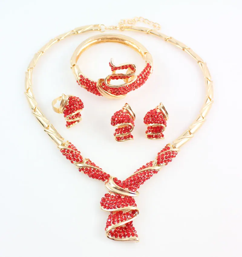 Африканский Свадебный комплект ювелирных изделий для невесты