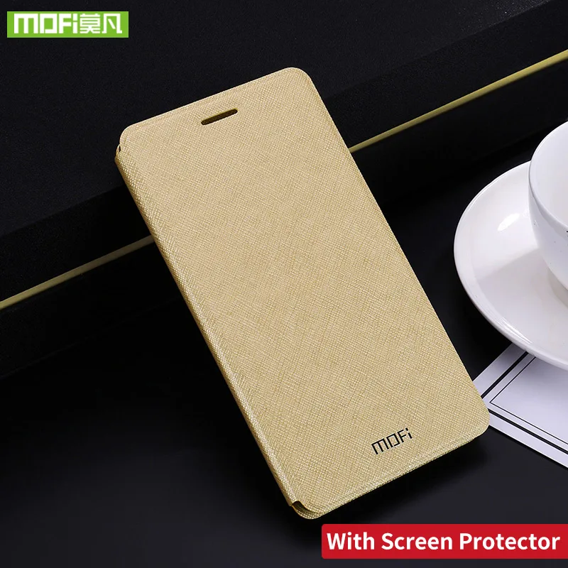 golden W protector MOFI для Xiaomi Redmi Note 4x чехол для Xiaomi Redmi Note 4x Pro Чехол Силиконовый флип кожаный для Xiaomi Redmi Note 4x чехол - Цвет: golden W protector