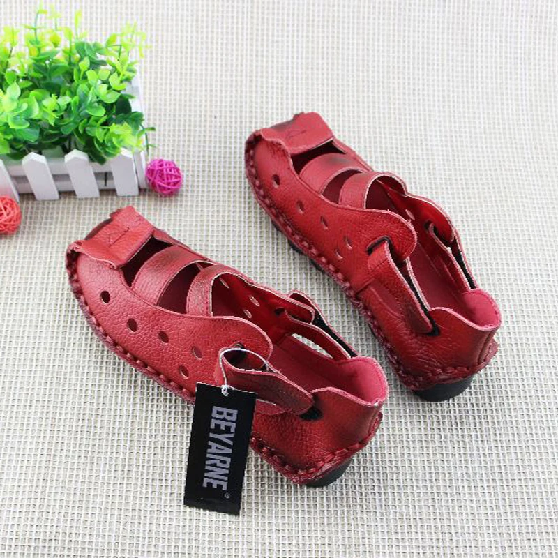 Женские босоножки с мягкой подошвой на плоской подошве|flat leather shoes|leather shoeswomens shoes