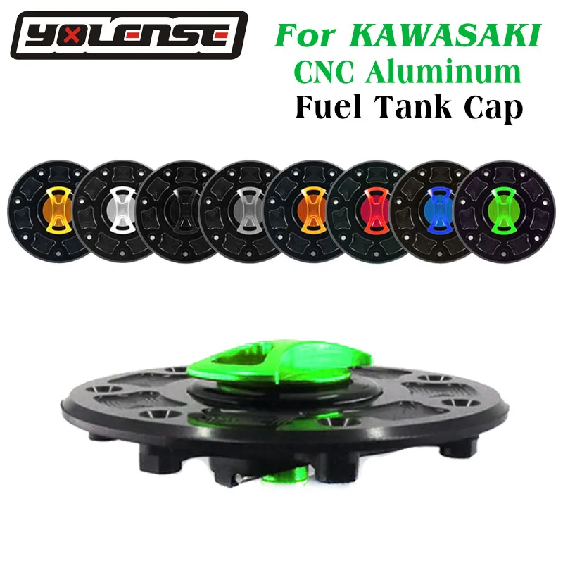 

Для KAWASAKI GPZ500 GPZ500S ниндзя 250R 250 EX250 ZXR-250 GTR1000 Мотоцикл с ЧПУ крышка топливного бака крышка газойль бензин крышка
