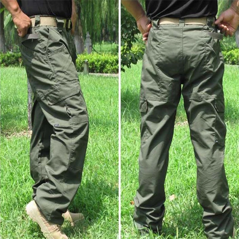 

Outdoor Tactical Cargo Pants Trainning Overalls Men's Cotton Casual Pants Stain Resistance Camo Pants Trousers