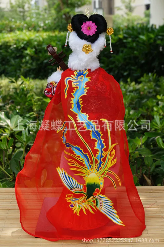 30 см высокий китайский стиль четыре древних красоты Ян Guifei Xishi норки Cicada Ван Zhaojun кукла домашнего рабочего стола украшения Пекина
