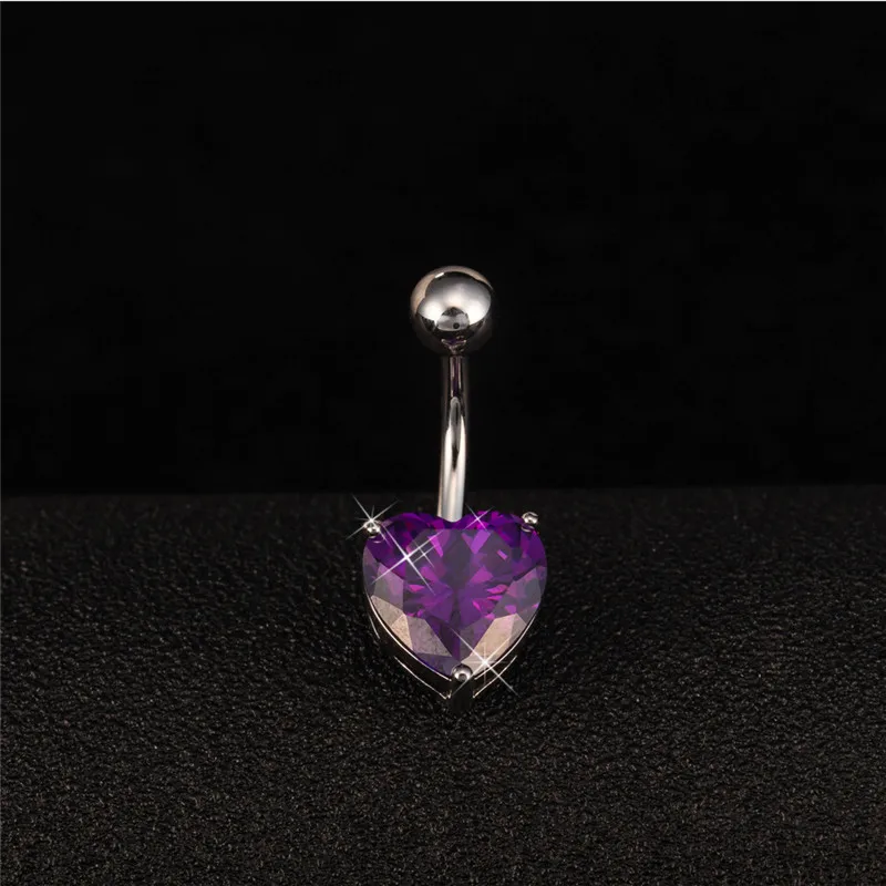 Хирургическое кольцо для пирсинга пупка из стали золотое/серебряное украшения