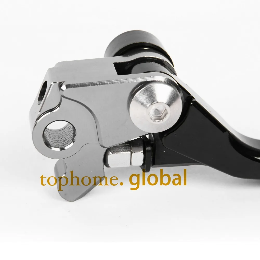 

New Motorcycle Top Quality CNC Aluminum Pivot Dirt Bike Brake levers Black For Honda CRF450X 2005-2014 2006 2007 2008 2009 2010