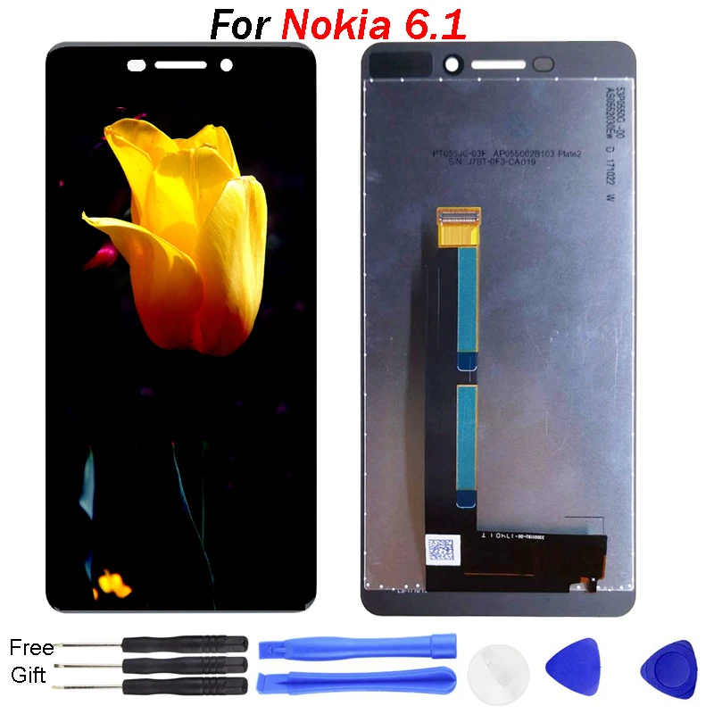 Оригинальный Для Nokia 6 1 ЖК дисплей TA 1043 1045 1050 1054 инструмент для ремонта сенсорного