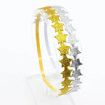 Новинка 2017 года Лидер продаж милая повязка на голову со звездами для маленьких