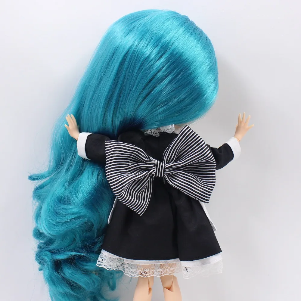 DBS blyth кукла ледяной licca костюм для официанток черное платье с леггинсами фартук