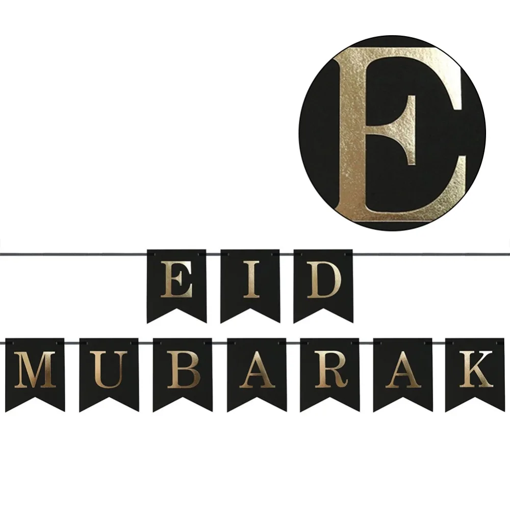 Исламское мусульманское украшение Мубарак баннер Рамадан принадлежности для ИД