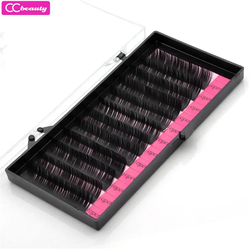 CCbeauty горячий стиль 12 шт. Индивидуальные Накладные ресницы Расширения толщиной 10