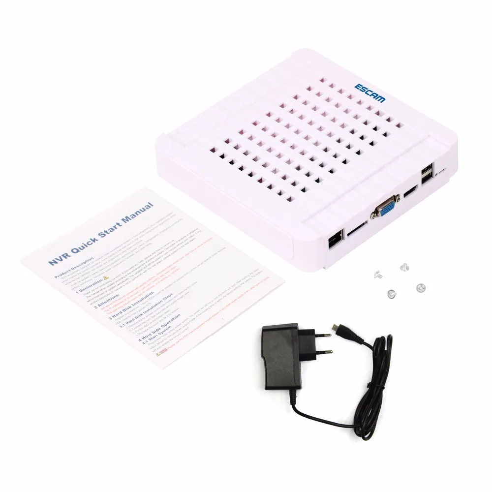 

ESCAM 16CH NVR For HD Wireless 720/1080P IP Camera