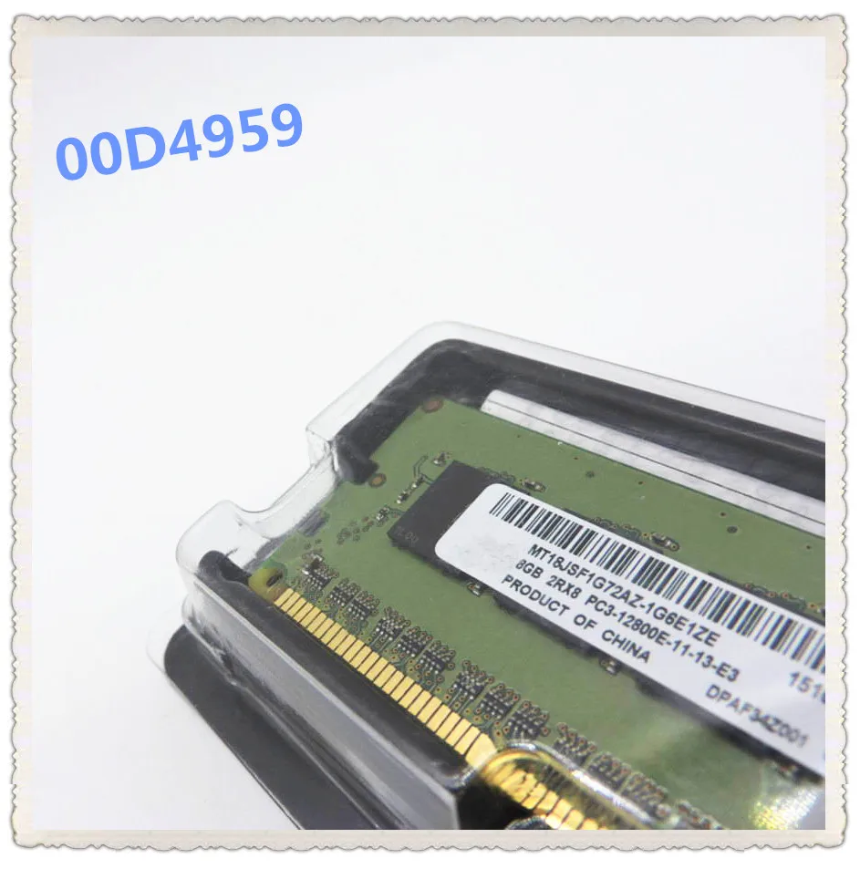 00D4959 00D4958 8G PC3 12800E DDR3 1600 ECC UDIMM обеспечивает новую оригинальную коробку. Обещал