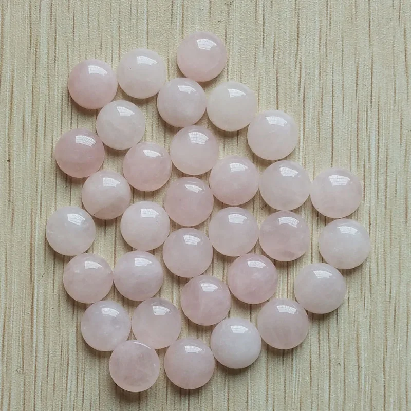 2018 fashion top quality natural stone pink round CAB CABOCHON beads for jewelry Accessories 12x12mm wholesale 50pcs/lot | Украшения и